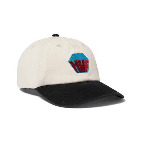 Huf Big Block 6 Panel Casquette - Natural